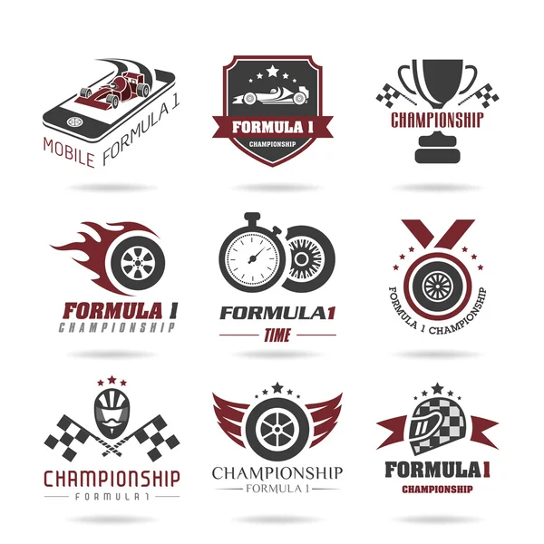 Formula 1 simge seti, spor simgeleri ve sticker - 2