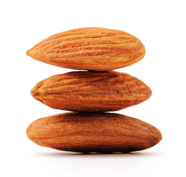 Imbriquer les amandes avec le chemin de coupe — Photo