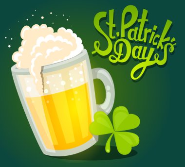 Büyük kupa ile tebrik Patrick'ın gün