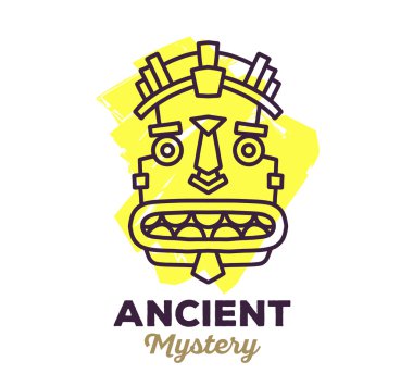 Etnik kabile maskesi 