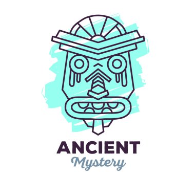 Etnik kabile maskesi 