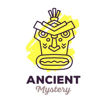 Etnik kabile maskesi 