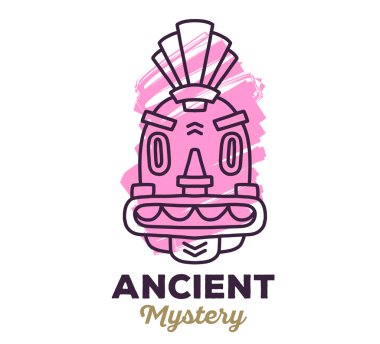 Etnik kabile maskesi 