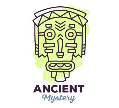 Etnik kabile maskesi 