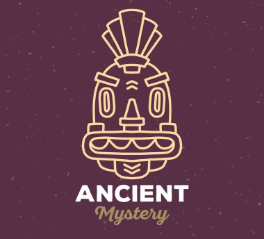 Etnik kabile maskesi 