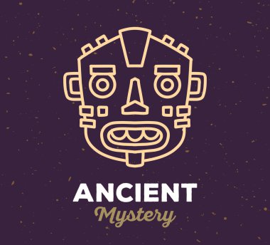 Etnik kabile maskesi 