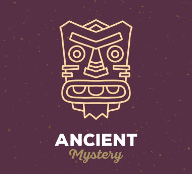 Etnik kabile maskesi 