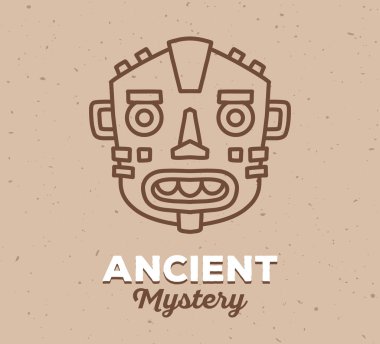 Etnik kabile maskesi 