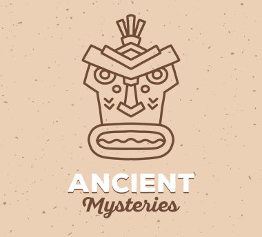 Etnik kabile maskesi 