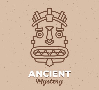 Etnik kabile maskesi 