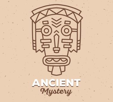 Etnik kabile maskesi 