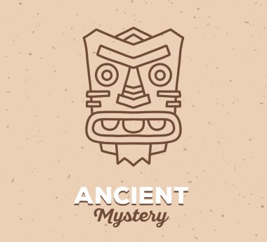 Etnik kabile maskesi 