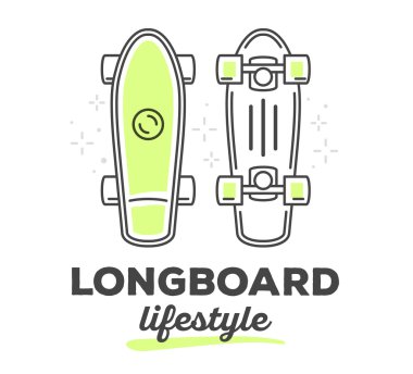 Beyaz metin li uzun tahtalar 