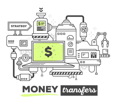 Para için yaratıcı profesyonel mekanizması