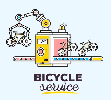 Konveyör ile yaratıcı profesyonel mekanizması