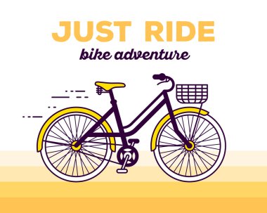 Sepet ile hızlı Bisiklet 