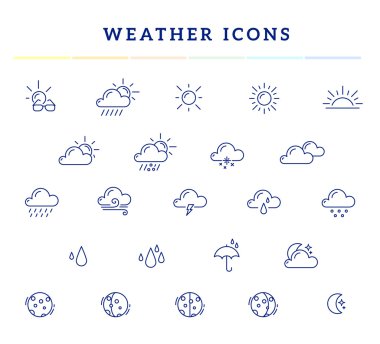 Hava Tema Icon set