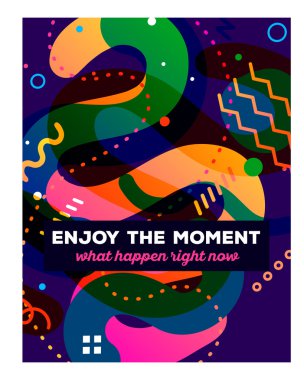 renkli soyut kompozisyon