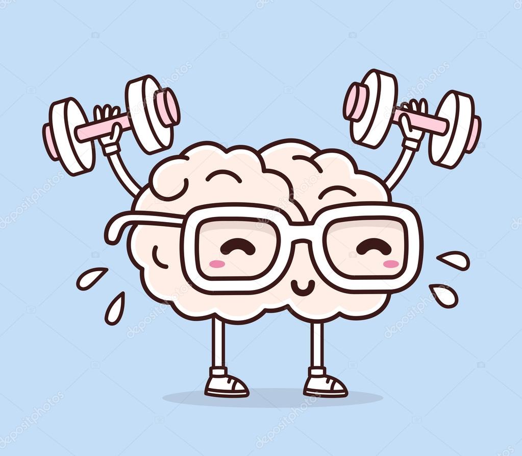 Cartoon brain concept. Doodle style. Stock Vector Image by ©wowomnom  #115831468