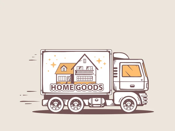 Delivery of goods — Stock Vector