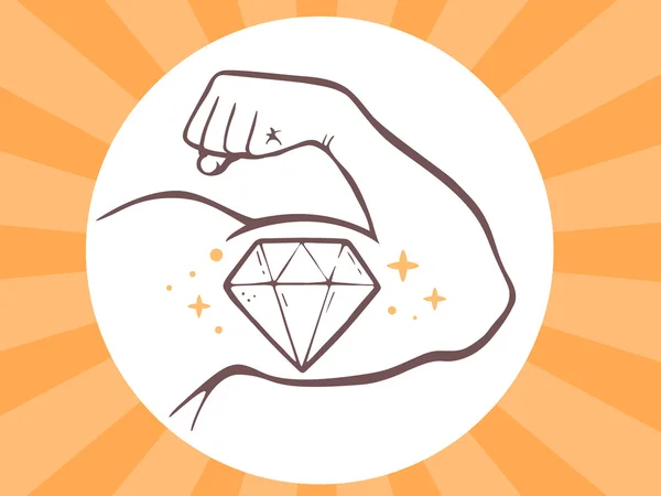 Ikona Diamond — Stockový vektor