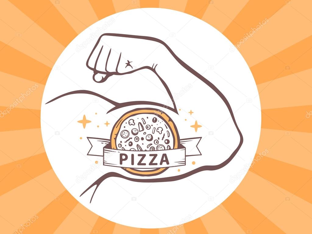 icon of pizza