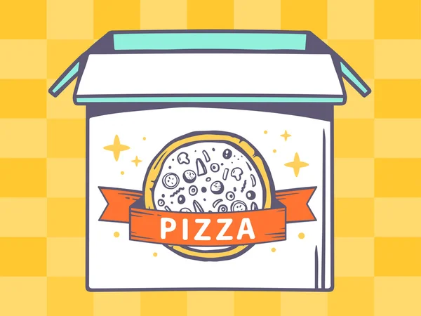 Icon of  pizza — Stock Vector