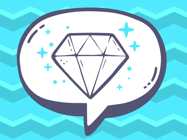 Ikona Diamond — Stockový vektor
