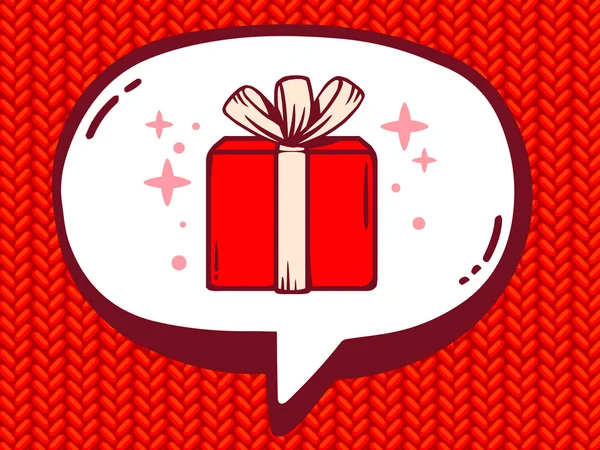 Icono de caja de regalo — Vector de stock