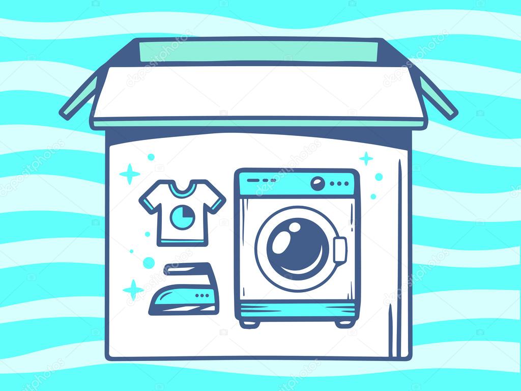 icon of  washing machine