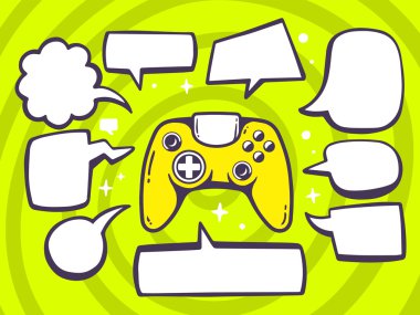 Joystick ile konuşma balonları