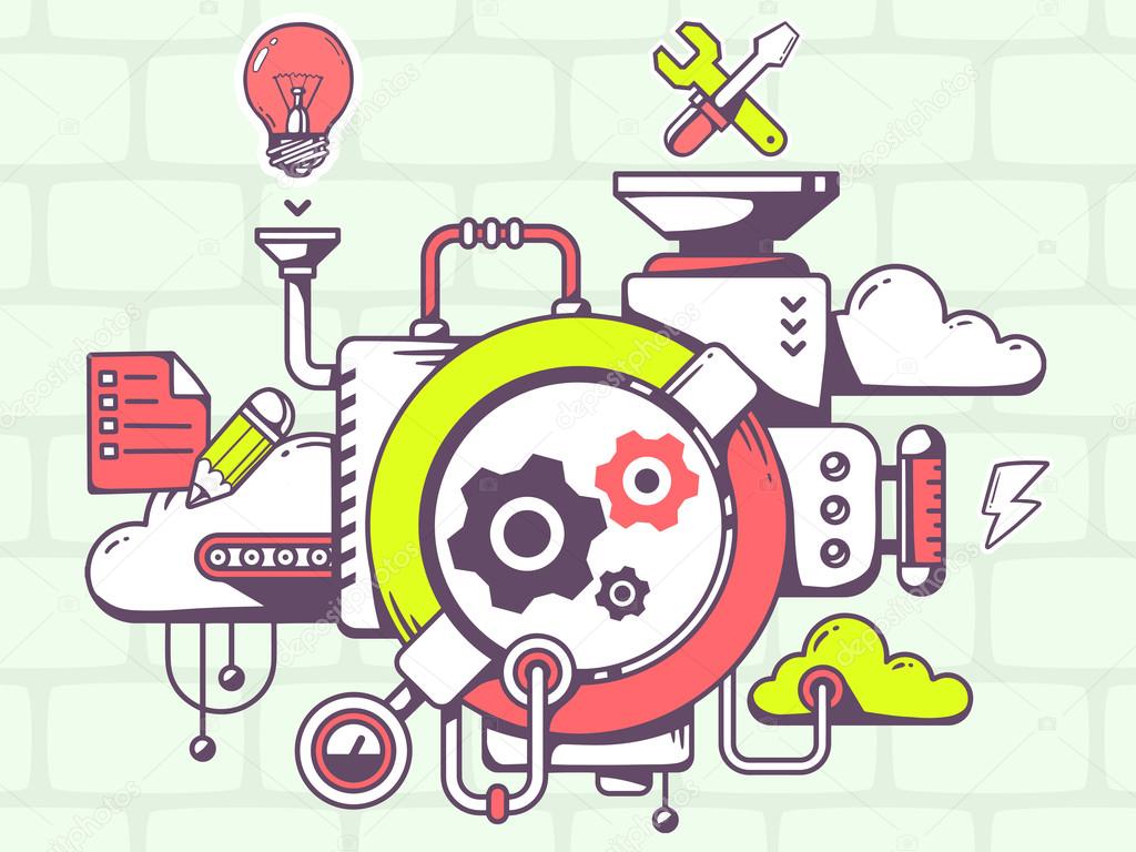 Mechanism to work gears