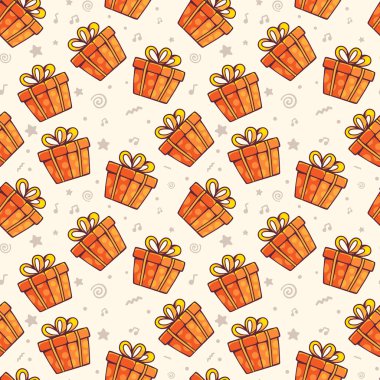 Yay ile kırmızı hediye kutuları