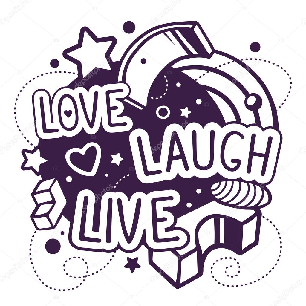 love laugh live quote