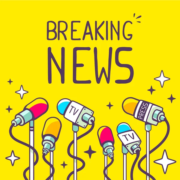 many microphones with text