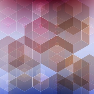 Şablon Tasarımı, Geometrik renk Hexagon soyut arkaplan eps10