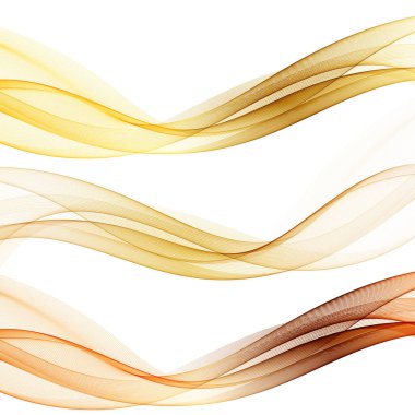 Parlak turuncu ışık hızı çizgisi web sınır ayırıcı koleksiyonu. Soyut pürüzsüz ağ dipnotu moda seti.