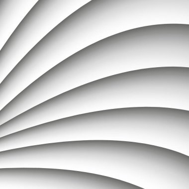 Soyut geometrik tasarım beyaz ve gri arkaplan, vektör illüstrasyonu.