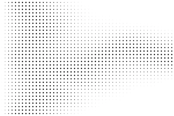 Halftone vector background. Monochrome halftone pattern. Abstract geometric dots background. — Stock Vector