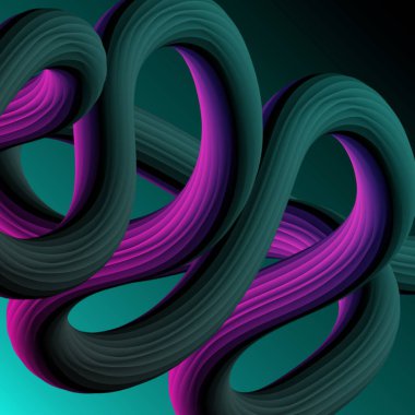 Dalga sıvısı akış tasarım elementinin soyut vektör geometrik arkaplanı