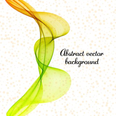 Soyut arkaplan renk dalgası tasarımı ögesi. Sarı ve yeşil dikey dalga