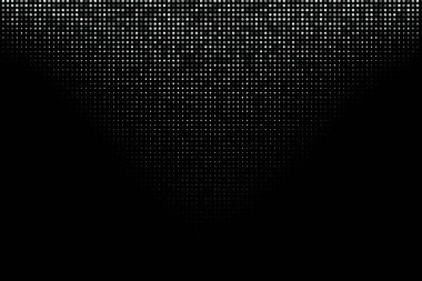 Gümüş pullar, parıltılar, parıltılar, kovalar, mozaik arka plan şablonu. Soyut lüks yarım ton vektör yaratıcı fon. Canlı, gümüş, parlak noktalar parıltılı doku.