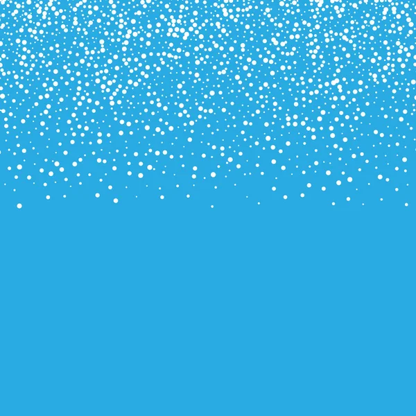 Παγετός χιονιού σε μπλε φόντο. Διάνυσμα Αφηρημένα φωτεινά λευκά φώτα λάμψης και νιφάδες χιονιού. — Διανυσματικό Αρχείο