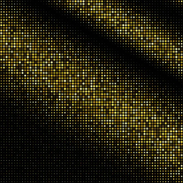 Texture pointillée. Golden dots texture vectorielle fond — Image vectorielle