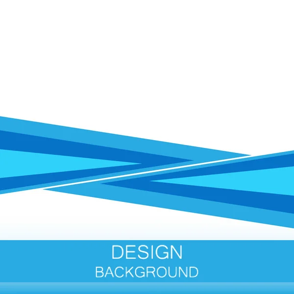 抽象的なデザインのための青いベクトル背景 — ストックベクタ