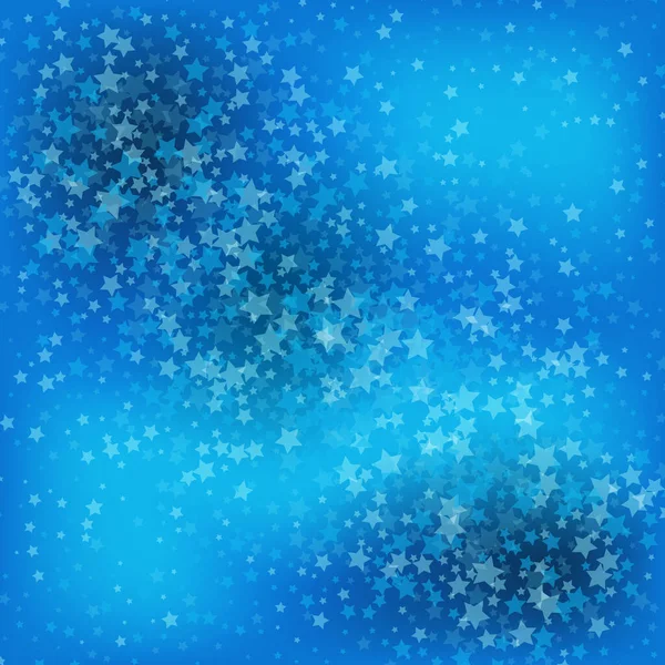 Abstract ontwerp kerst vector blauw sterren achtergrond — Stockvector