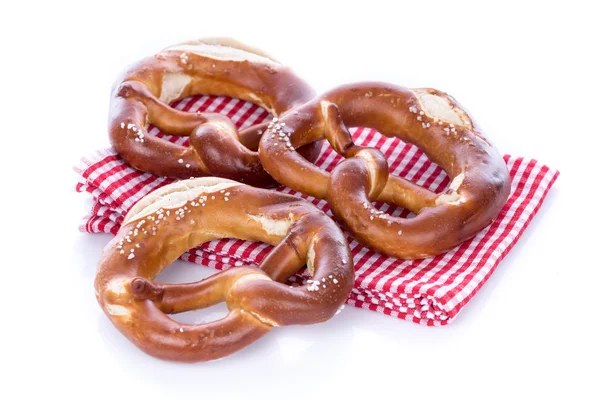 Pretzels bavarianos frescos — Foto de Stock