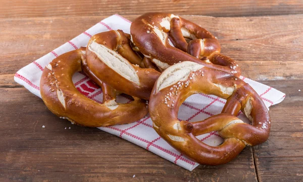 Fresh bavarian pretzels — Stock Photo, Image