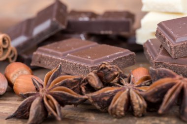 çikolata parçaları