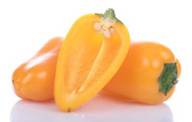 Taze mini sarı biber